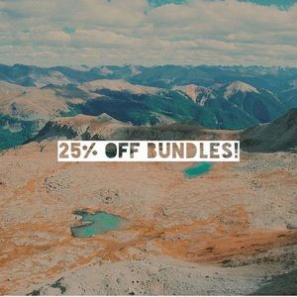 25% off all bundles of 3 or more items this week